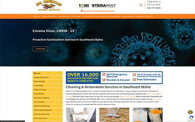All American Cleaning & Restoration Home Page